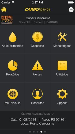 App Carrorama economizar combustível