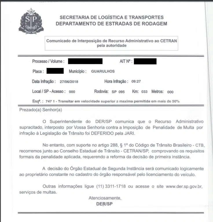 Aprenda Mecanica Com Murilo Recurso De Multa Por Excesso De Velocidade 50 é Deferido Com Ajuda 8362