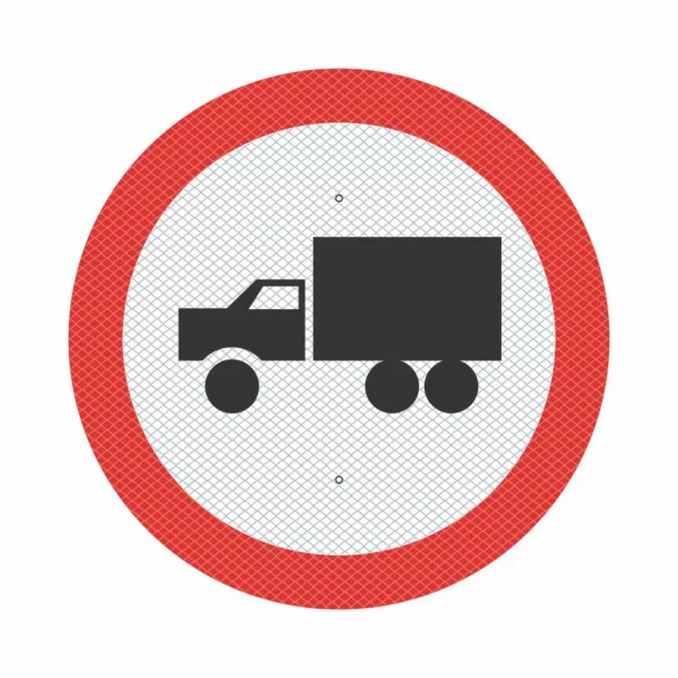 Placa R39: Circulação exclusiva de caminhão