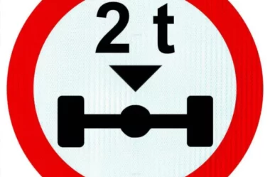 Placa R17: Peso máximo permitido por eixo