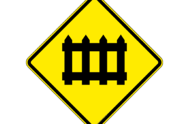 Placa A-40: Passagem de nível com barreira