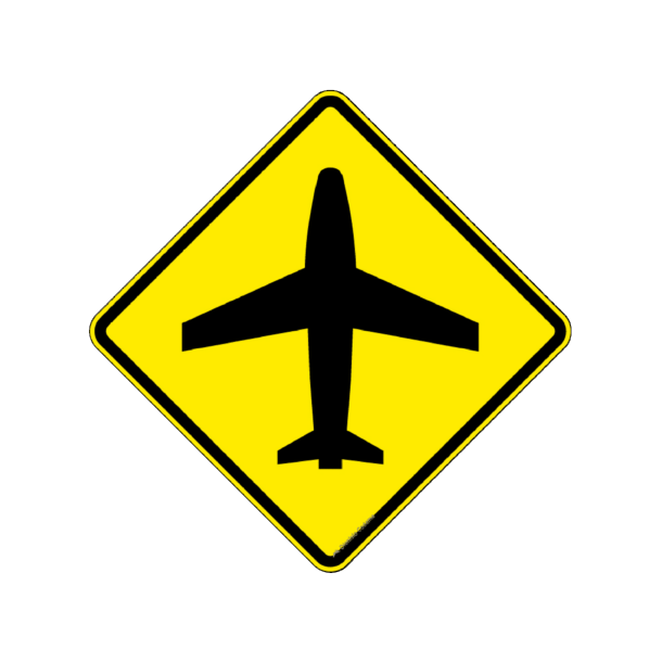 Placa A-43: Aeroporto