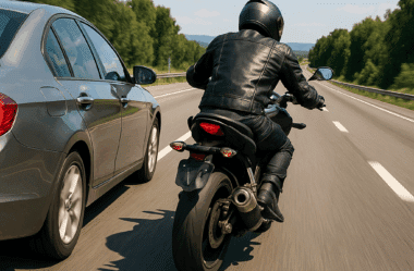 Motociclista pode ultrapassar pela direita?