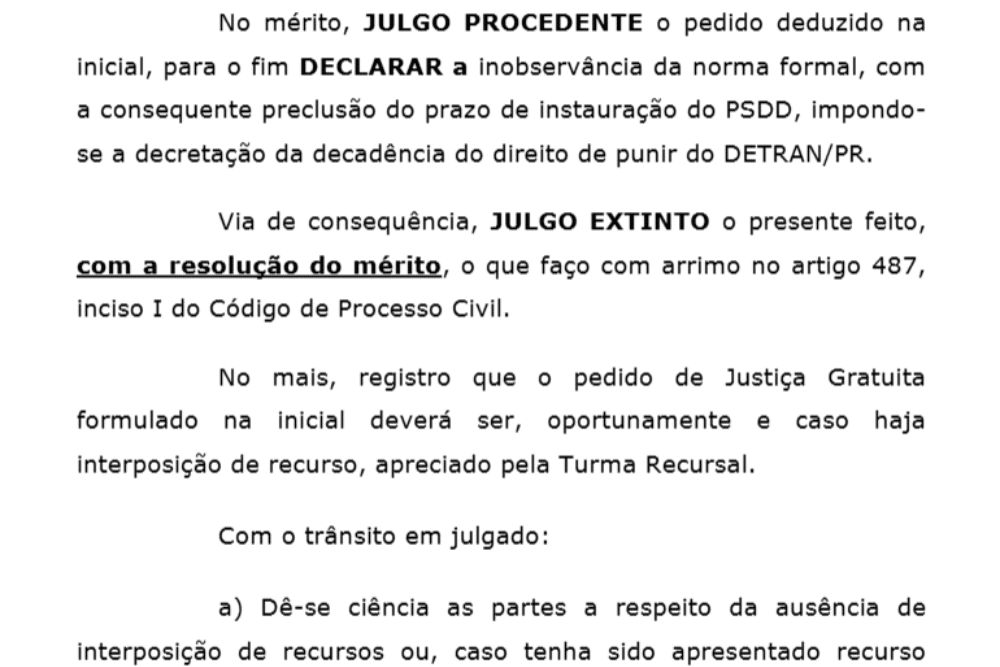 Suspensão da CNH cancelada por decisão judicial
