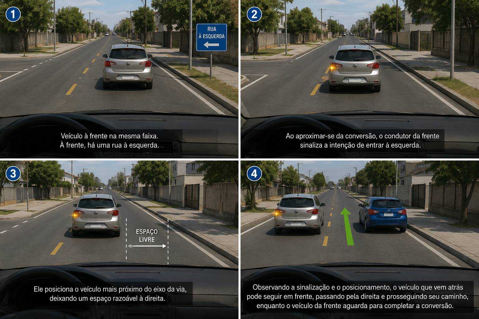 Quando é permitida a ultrapassagem pela direita 2 ultrapassagem pela direita permitida