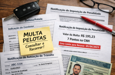 Multas em Pelotas: como consultar, pagar, recorrer e regularizar o veículo sem dor de cabeça