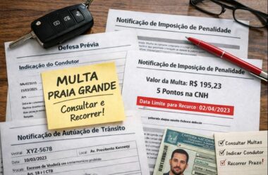 Multas em Praia Grande: como consultar, pagar, recorrer e regularizar o veículo sem perder prazos
